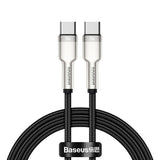 Baseus CATJK-C01 kabel til mobiltelefon Sort 1 m USB C