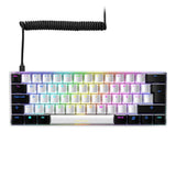 Sharkoon SGK50 S4 tastatur Spil RF trådløs + USB QWERTY Portugisisk Hvid