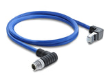 DeLOCK 81011 netværkskabel Blå 1 m Cat6a S/FTP (S-STP)