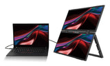 Verbatim Portable 15.6" FHD Dual Monitor Essentials Bærbar skærm Sort 39,6 cm (15.6") LCD 1920 x 1080 pixel