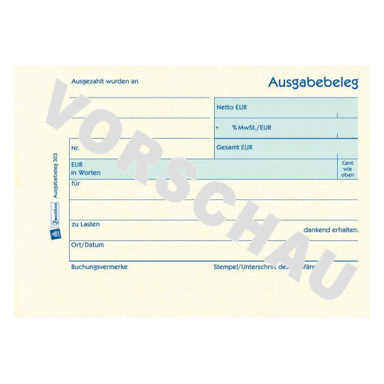 Avery 303 administrationsbog Blå, Hvid, Gul