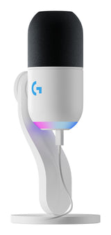 Logitech G Yeti GX Sort, Hvid Bordmikrofon
