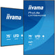 iiyama LH7564UHS-B1AG skilte display Digital fladpaneldisplay 190,5 cm (75") Wi-Fi 500 cd/m² 4K Ultra HD Sort Indbygget processer Android 24/7