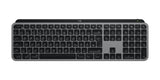 Logitech MX Keys S for Mac tastatur Kontor Bluetooth QWERTZ Tysk Grå