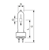 Philips 8711500196996 metalhalogenlampe 88 W 3000 K 6400 lm