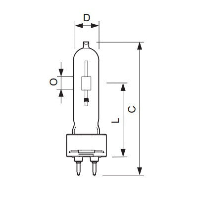 Philips 8711500196996 metalhalogenlampe 88 W 3000 K 6400 lm