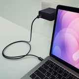 ADATA CACC-200PN-BK USB-kabel USB 2.0 2 m USB C 100 W Sort