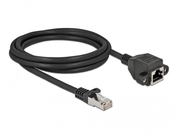 DeLOCK 87002 netværkskabel Sort 3 m Cat6a S/FTP (S-STP)
