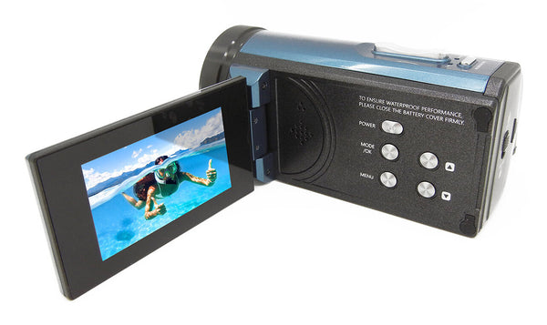 Aquapix WDV5630 Håndholdt videokamera 13 MP CMOS 4K Ultra HD Blå, Grå