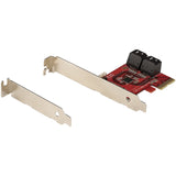 StarTech.com 4P6G-PCIE-SATA-CARD interface-kort/adapter Intern