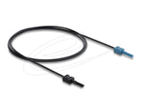DeLOCK 91023 fiber adapter 1 stk Sort, Blå