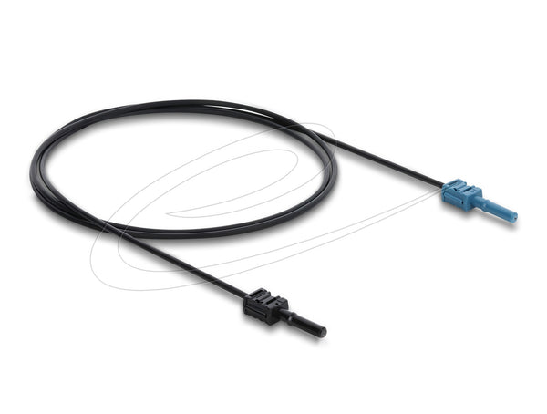 DeLOCK 91023 fiber adapter 1 stk Sort, Blå