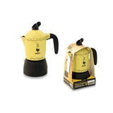 Bialetti Orzo Express Moka gryde Sort, Gul