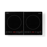 Nedis KAIP124CBK2 kogeplade Sort Bordplade 56 cm Zone induktionskogeplade 2 zone(s)