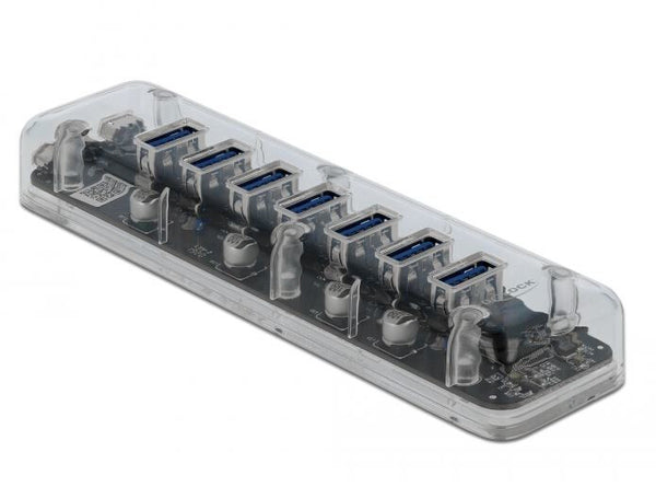 DeLOCK 64088 interface hub USB 3.2 Gen 1 (3.1 Gen 1) Micro-B 5000 Mbit/s Transparent