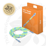 CLUB3D CAC-3011 USB-kabel 2 m USB C 0,48 Gbit/sek. 60 W Blå, Grøn