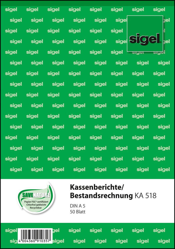 Sigel KA518 forretningsformular