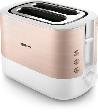 Philips Viva Collection HD2638/11 brødrister 7 2 skive(r) 950 W Roseguld, Hvid