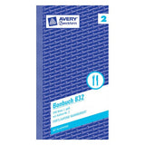Avery 832 billet og billetrulle 300 stk
