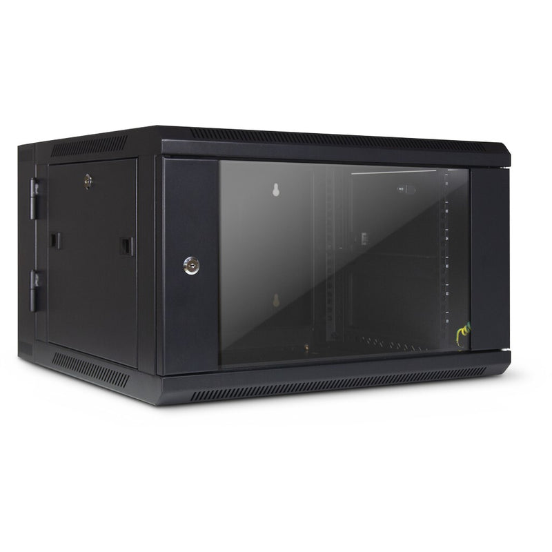 Inter-Tech SMB-6606 6U Vægmonteret stativ Sort