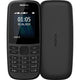 Nokia 105 4,5 cm (1.77") 73,02 g Sort Feature telefon