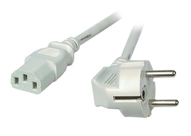 EFB Elektronik EK501.3V2 el-ledning Grå 3 m CEE7/7 IEC C13