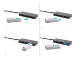 DeLOCK 20927 portblokering Portblokering + nøgle DisplayPort Blå, Grå Plast 5 stk