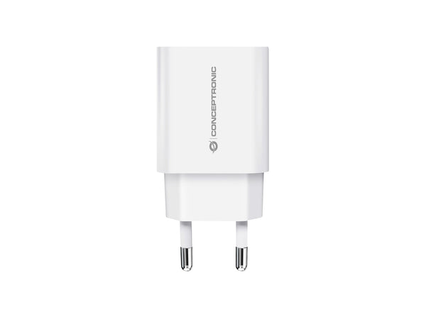 Conceptronic ALTHEA14W oplader til mobil enhed Universel Hvid Vekselstrøm Hurtig opladning Indendørs