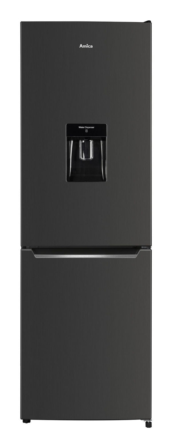 Amica FK299.2FI (E) Fritstående 250 L Sort, Rustfrit stål