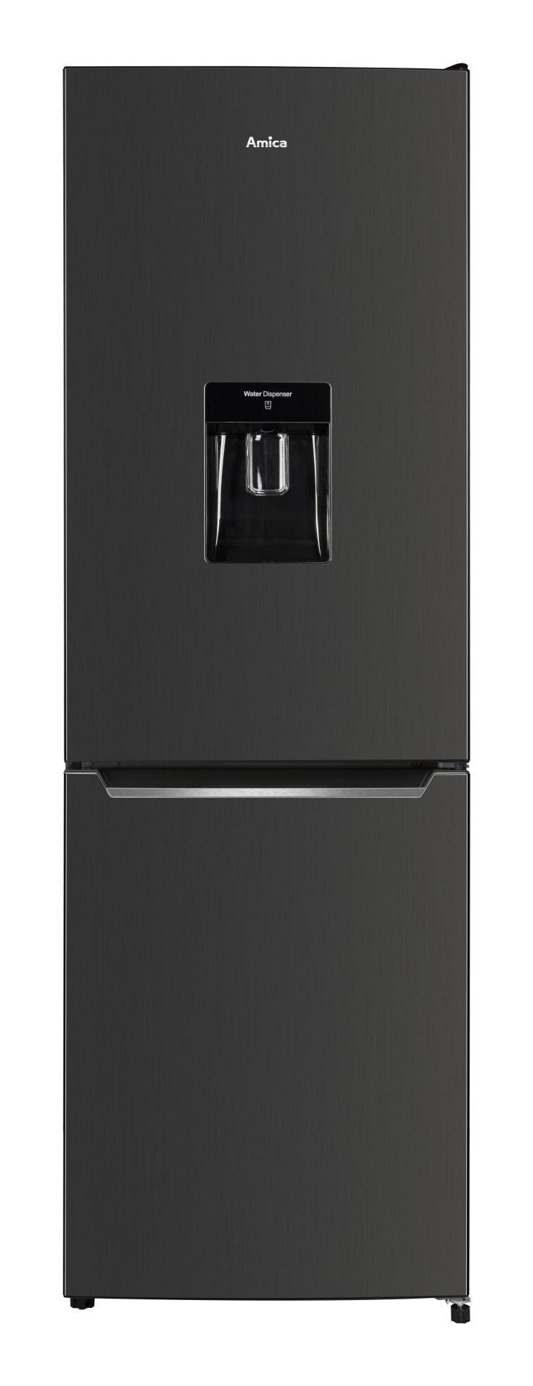 Amica FK299.2FI (E) Fritstående 250 L Sort, Rustfrit stål