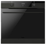 Amica TED37739ArBA+V STEAM PIZZA Stor Sort, Rustfrit stål Sensor, Dreje