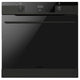 Amica TED37739ArBA+V STEAM PIZZA Stor Sort, Rustfrit stål Sensor, Dreje