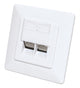 Intellinet 771917 stikkontakt 2 x RJ-45 Hvid