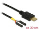 DeLOCK 85396 USB-kabel 0,3 m USB C Sort