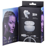 Intenso White Buds T302A Headset True Wireless Stereo (TWS) I ørerne Opkald/Musik/Sport/Hverdag USB Type-C Bluetooth Hvid