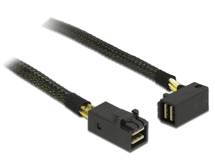 DeLOCK 83643 Serial Attached SCSI (SAS)-kabel 1 m Sort