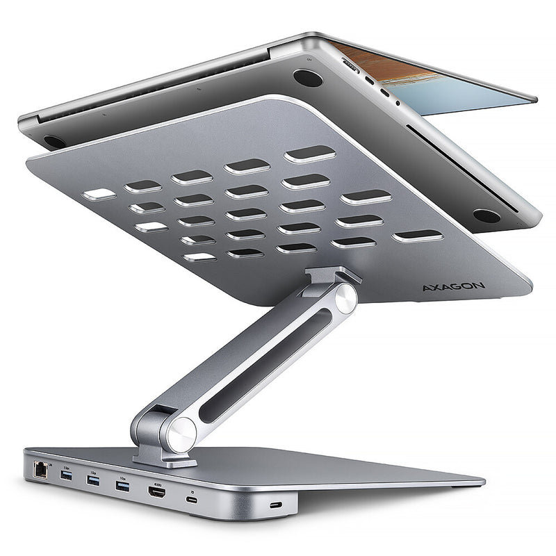 Axagon HMC-STND laptop stativ Sølv 43,9 cm (17.3")