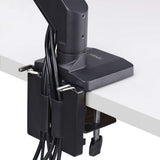 StarTech.com 3M1A3SG-MONITOR-ARM skærmbeslag og -stativer 68,6 cm (27") Skrivebord Sort, Sølv