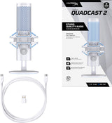 HyperX QuadCast 2 – USB-mikrofon (grå)