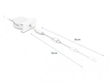 DeLOCK 81331 Lightning kabel 0,62 m Hvid