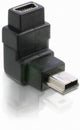 DeLOCK Adapter USB-B mini USB-B mini 5-pin Sort