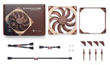 Noctua NF-A14X25 G2 LS-PWM Computerkølesystem Computerkabinet Luftkøler 14 cm Beige, Brun 1 stk
