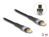 DeLOCK 80765 USB-kabel USB 2.0 3 m USB C 0,48 Gbit/sek. 100 W Sort