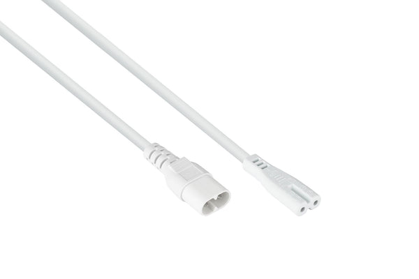 Kabelmeister SK0870-W050 el-ledning Hvid 5 m C8 forbinder IEC C7