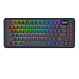 REDRAGON K708-RGB-PRO FLEKACT tastatur USB + RF Wireless + Bluetooth Sort