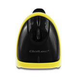 Qoltec 50867 stregkodelæser Håndholdt stregkodelæser 1D/2D Laser Sort, Gul
