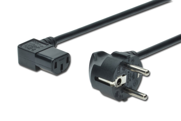 Digitus AK-440102-018-S el-ledning Sort 1,8 m CEE7/7 IEC C13