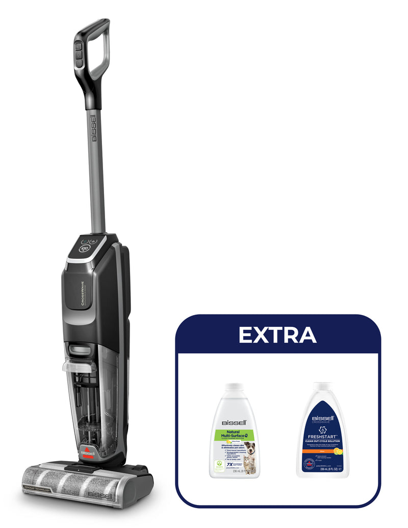 Bissell CrossWave OmniForce Edge Select Stående vakuum Batteri Tør&våd Polytetrafluorethylen (PTFE) Poseløs 0 L 22 W Sort, Grå