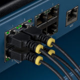 StarTech.com N6APATUTP34BKS50CM netværkskabel Sort 0,5 m Cat6a U/UTP (UTP) Rund