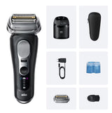Braun Series 9 Pro+ 9660CCPS Folie shaver Trimmer Sort, Sølv